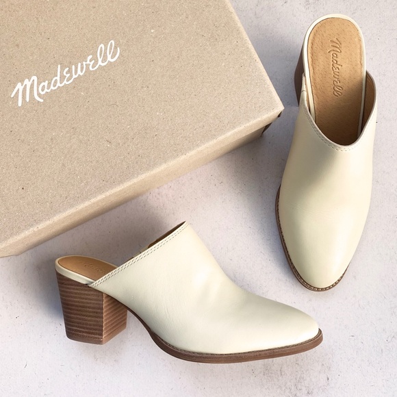NEW Madewell The Harper Leather Mules - Picture 3 of 10